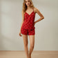 Polka Dot Print Cami Pajama Set OMFORT