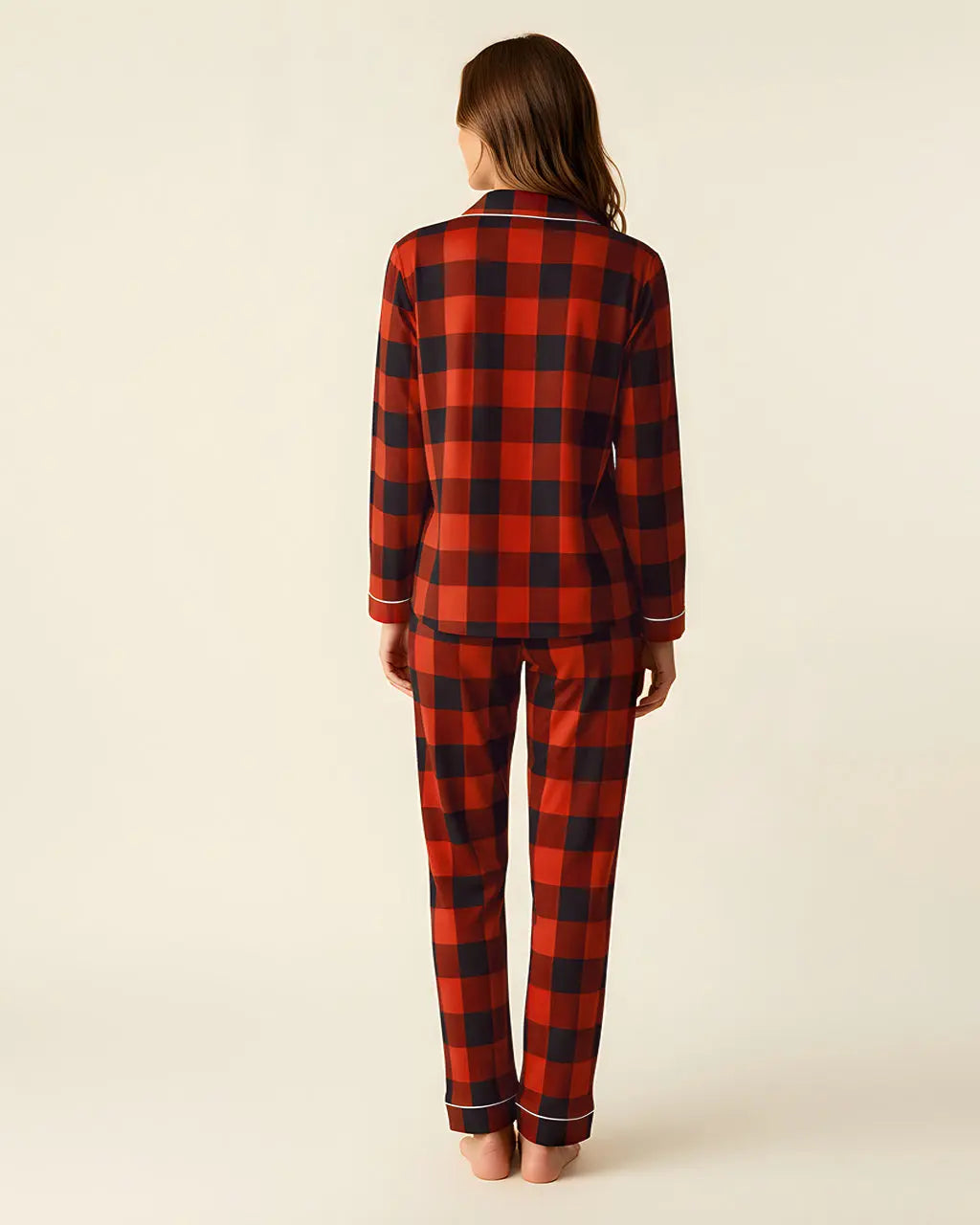 Classic Buffalo Plaid Pajama Set OMFORT