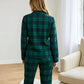 Classic Green Scotch Plaid Pajama Set OMFORT