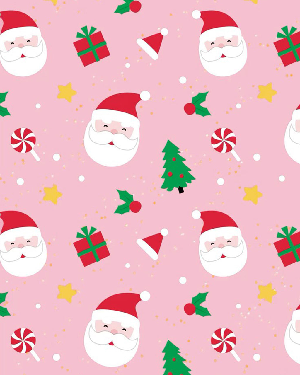 Christmas Santa Claus Gift Print Pajama Set OMFORT