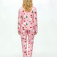 Christmas Santa Claus Gift Print Pajama Set OMFORT