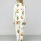 Christmas Tree Teddy Bear Pajama Set OMFORT