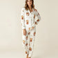 Strawberry House Bear Print Pajama Set OMFORT