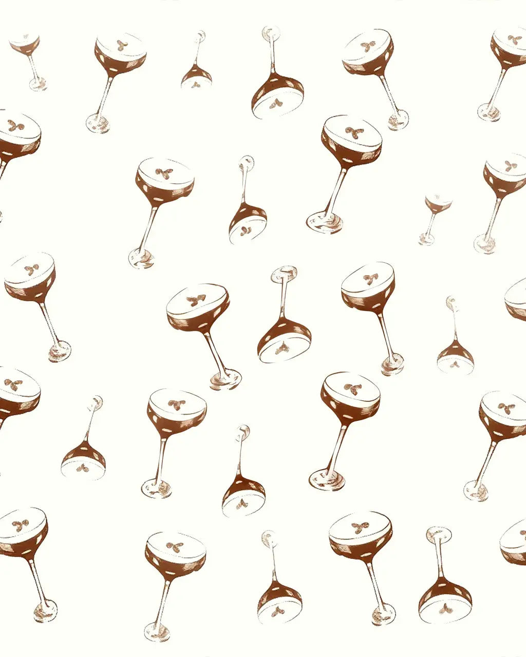 Espresso Martini Drink Print Pajama Set OMFORT