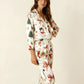 Santa Claus Snowman Satin Pajama Set OMFORT