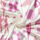 Cheerleading Pattern Satin Pajama Set OMFORT
