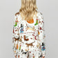Christmas Cats Print Pajama Set OMFORT