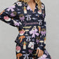 Louisiana Preppy Girl Satin Pajama Set OMFORT