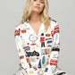 London England Satin Pajama Set OMFORT