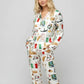 Italy Roma Travel Pajama Set OMFORT