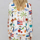Puerto Rico Vacation Satin Pajama Set OMFORT
