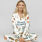 Travel Planner Pattern Pajama Set OMFORT