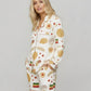Italian Cookies Desserts Print Pajama Set OMFORT