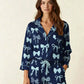 Buttery Soft Bow Print Pajama Set OMFORT