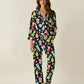Holiday Cocktails Print Pajama Set OMFORT