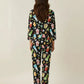 Holiday Cocktails Print Pajama Set OMFORT