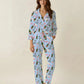 Champagne High Heels Pattern Pajama Set OMFORT