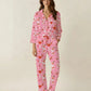 Cocktail Cherry Print Pajama Set OMFORT
