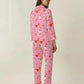 Cocktail Cherry Print Pajama Set OMFORT