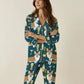 Corgis And Wine Pattern Pajama Set OMFORT