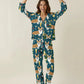 Corgis And Wine Pattern Pajama Set OMFORT