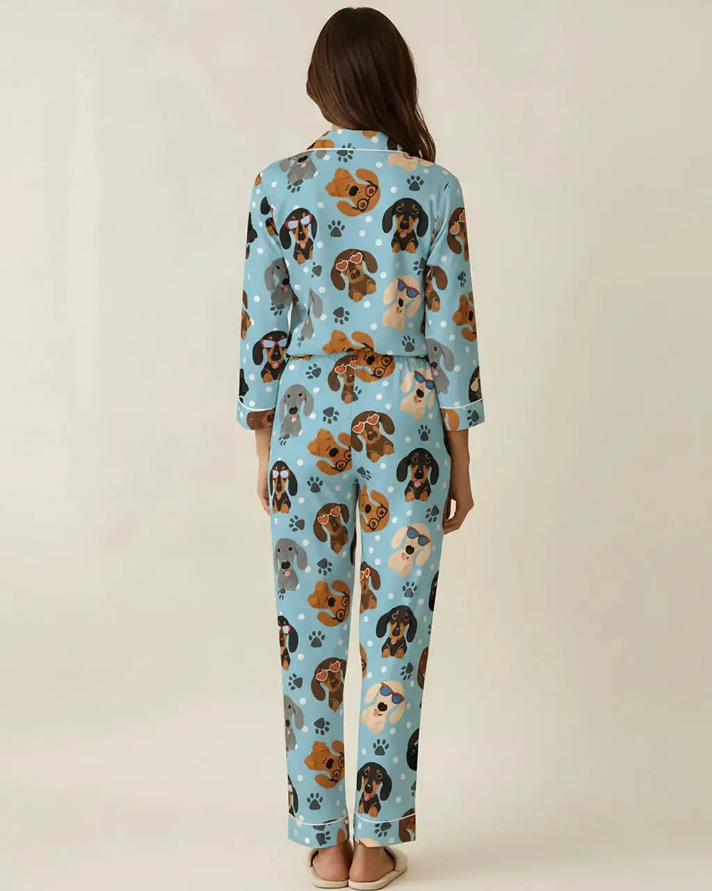 Dog Pets Print Pajama Set OMFORT