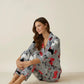 Scottie Dog Pattern Pajama Set OMFORT