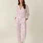 Bow-Tie Cat Print Pajama Set OMFORT