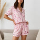 Cowgirl Boot Print Pajama Set OMFORT