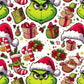 Christmas Grinch Print Pajama Set OMFORT