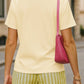 "Cherry" Retro Print T-Shirt & Striped Shorts Set OMFORT