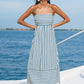 So Grounding Striped Maxi Dress OMFORT