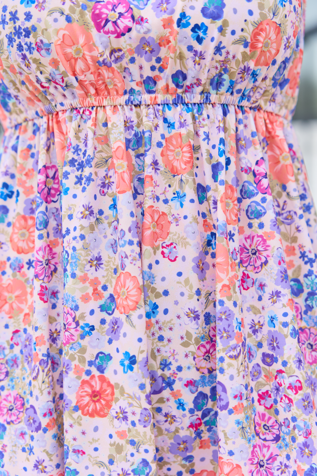 Barbara Multi Floral Dress OMFORT