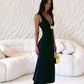 Coastal Caprice Maxi Dress Black OMFORT
