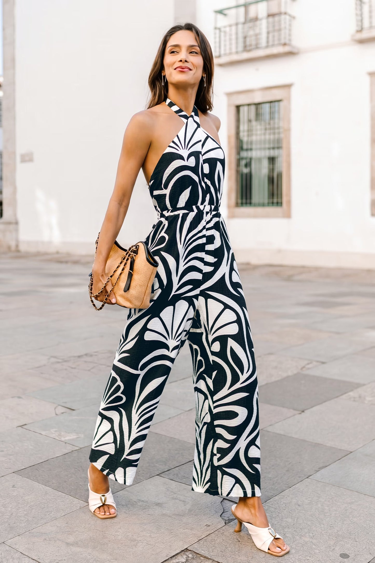 Dockside Drive Tropical Jumpsuit OMFORT