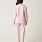Pink Plaid Long-Sleeve Pajama Set OMFORT