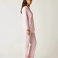 Pink Plaid Long-Sleeve Pajama Set OMFORT