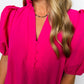 The Hot Pink Ease Dress OMFORT