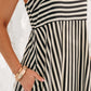 Subtle Lines Striped Maxi Dress OMFORT
