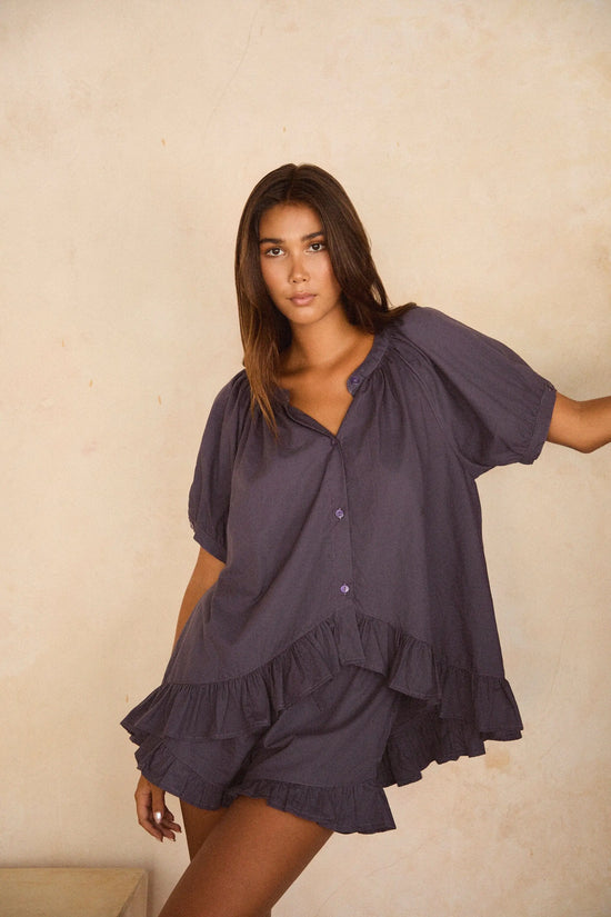 Sophie Sleep Set - Cotton Modal - Midnight Blue OMFORT