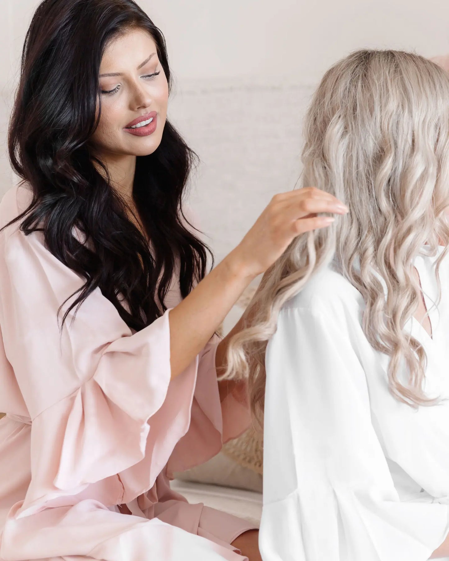 Ruffle Hemmed Bridesmaid Robe mysite