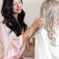 Ruffle Hemmed Bridesmaid Robe mysite