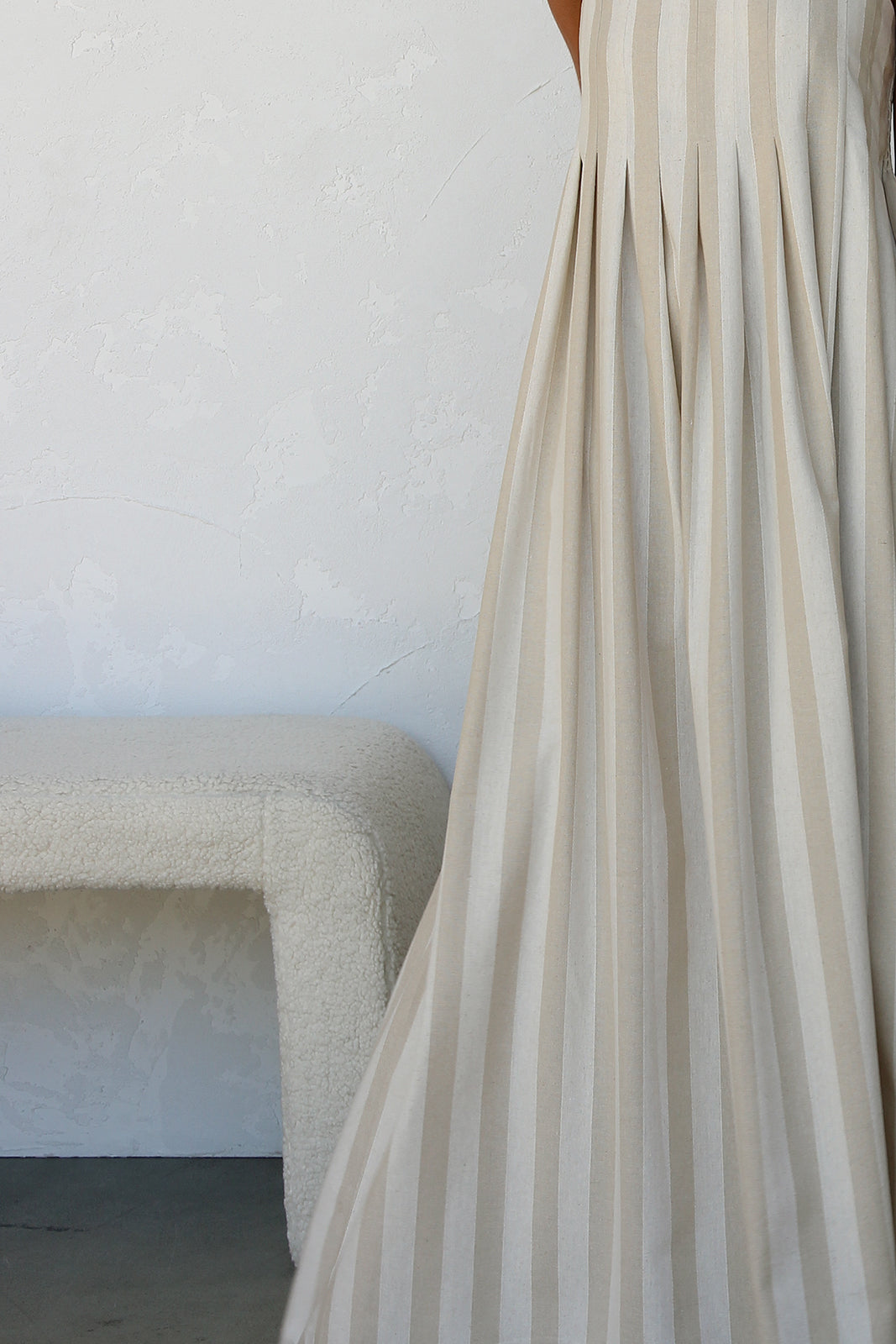 Leesa Maxi Dress BEIGE OMFORT
