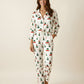 Christmas Tree Car Print Pajamas Set OMFORT