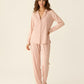 Solid Pink Blend Pajama Set OMFORT