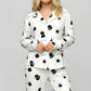 Cute Cat Apple Print Pajama Set OMFORT