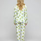 Crocodile Palm Tree Print Pajama Set OMFORT