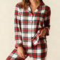River Island Plaid Pajama Set OMFORT