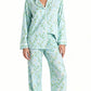 All-Over Floral Print Long Sleeve Pajama Set OMFORT