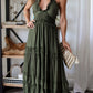 Michelle Ruffle Maxi Dress - 2 Colors OMFORT